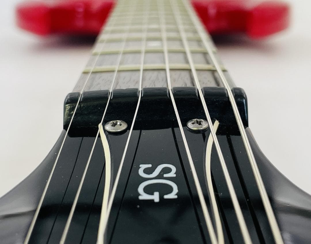 Epiphone SGモデル チェリーレッド Groverペグ搭載 【整備品】