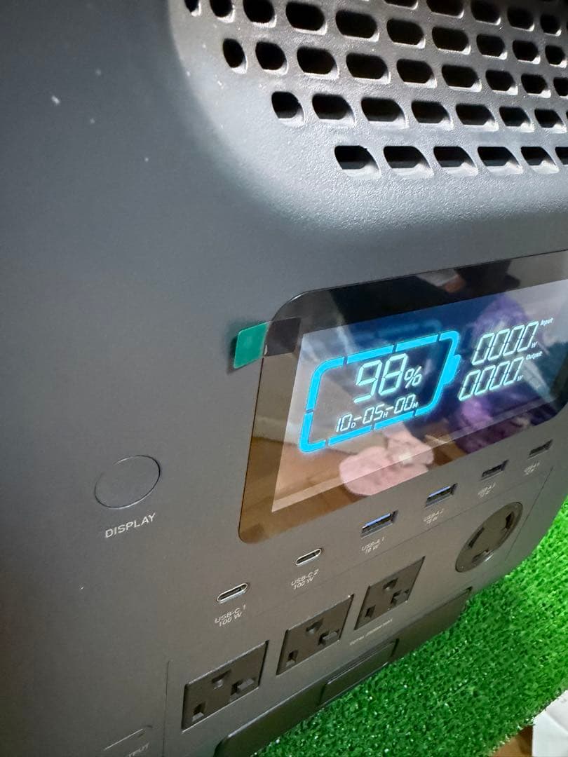 DE-PS2500PBK ポータブル電源 2500ｗ