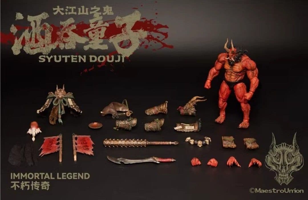新品未使用　1/12　約25cm　酒呑童子　アクションフィギュア　Maestro