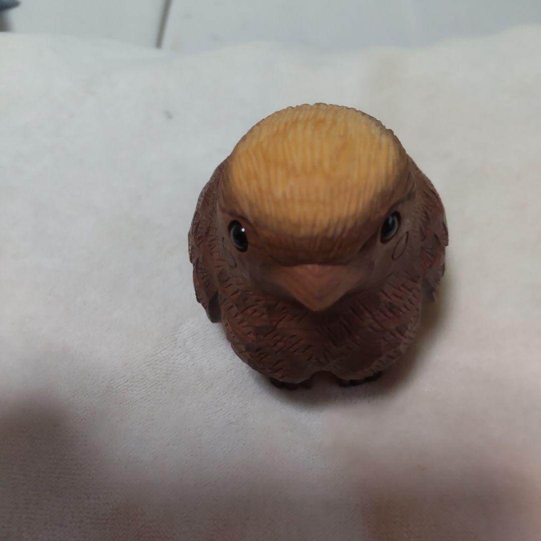 木彫り 谷口彫刻 雀