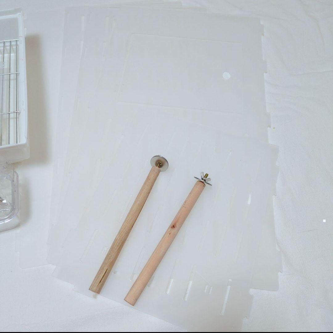 《ラスト１点》 アクリル ケージ 360度 小動物 鳥 モモンガ ドーナツ綱