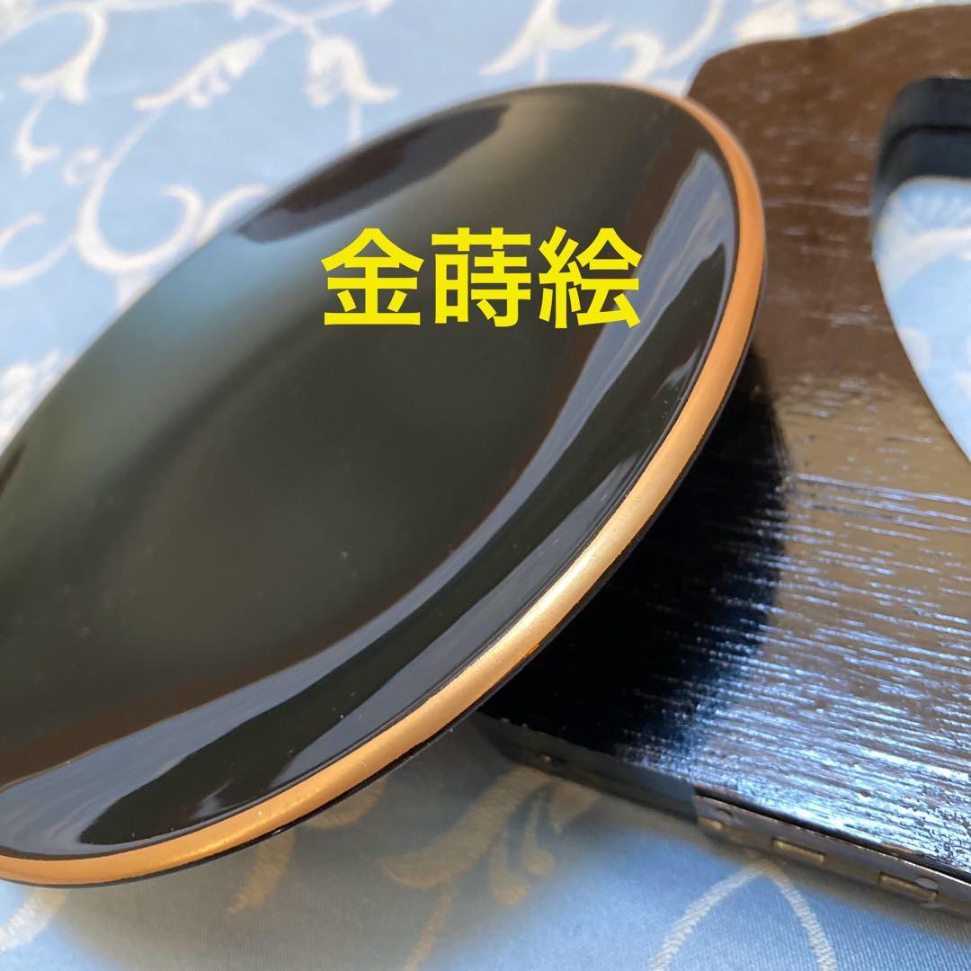 【新品】輪島塗 金蒔絵 黒漆 銘々皿 取り皿 5枚セット