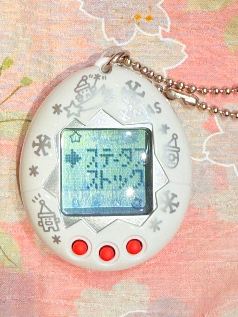 【動作確認済】サンタクロっちのたまごっち 白