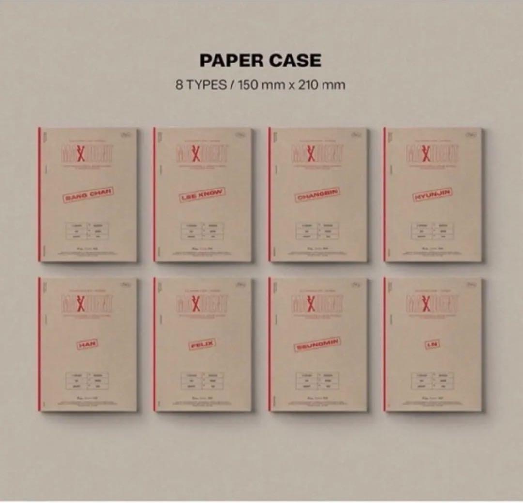 StrayKids maxident case ver. コンプ 全員 未開封