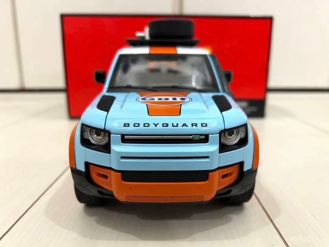 新品 希少 1/18 ランドローバー ディフェンダー Golf カスタム 仕様