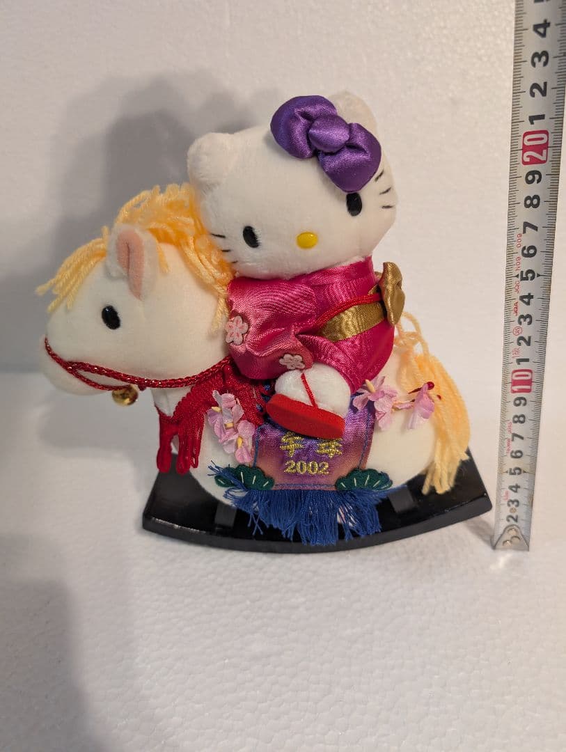 ハローキティ 馬に乗ったぬいぐるみ 2002年製