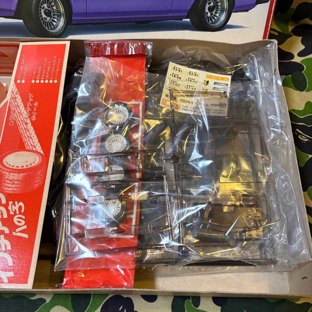 未組立 フジミ カローラレビン 1600 DOHC EFI 1/24インチアップ