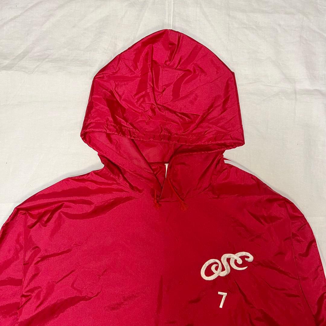 80s vintage adidas ナイロンパーカー M 赤 y2k スポーツ