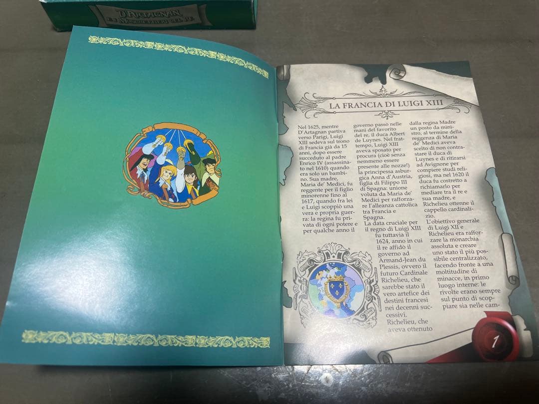アニメ The Three Musketeers DVD Italian Edition