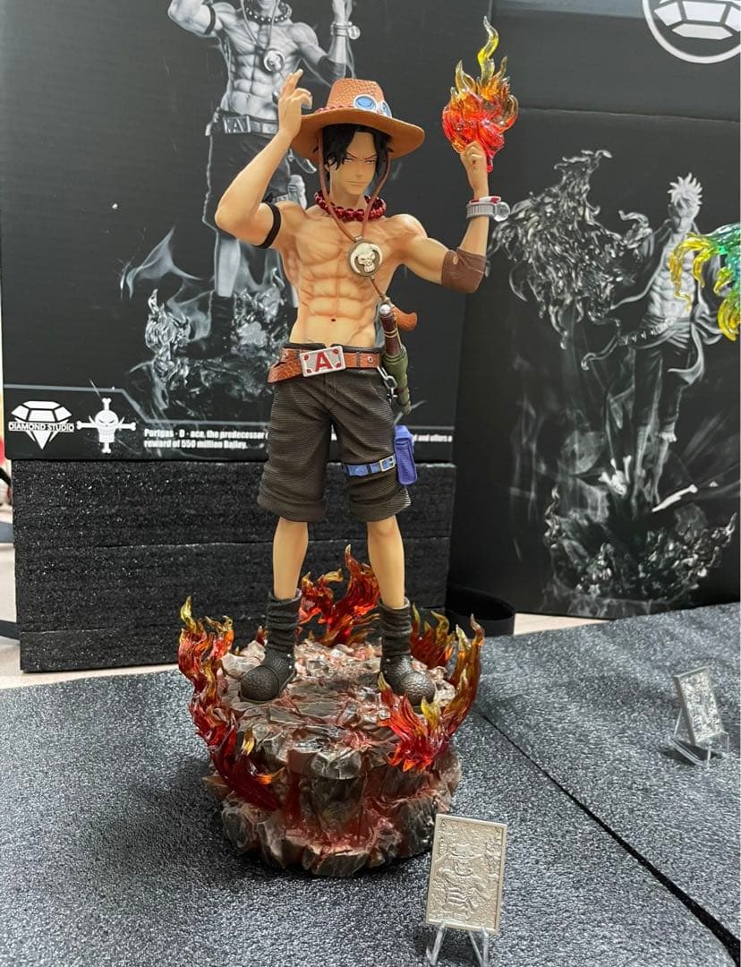 ワンピース エース マルコ 白ひげ海賊団 フィギュア ガレージキット