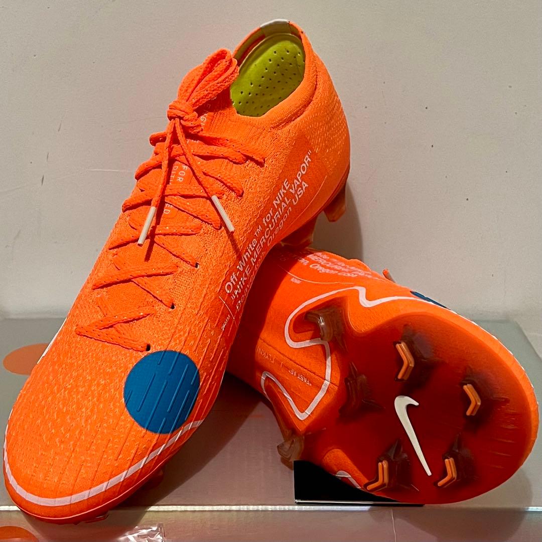 黒*羽様 NIKE OFF-WHITE ナイキ オフホワイト マーキュリアル ヴ
