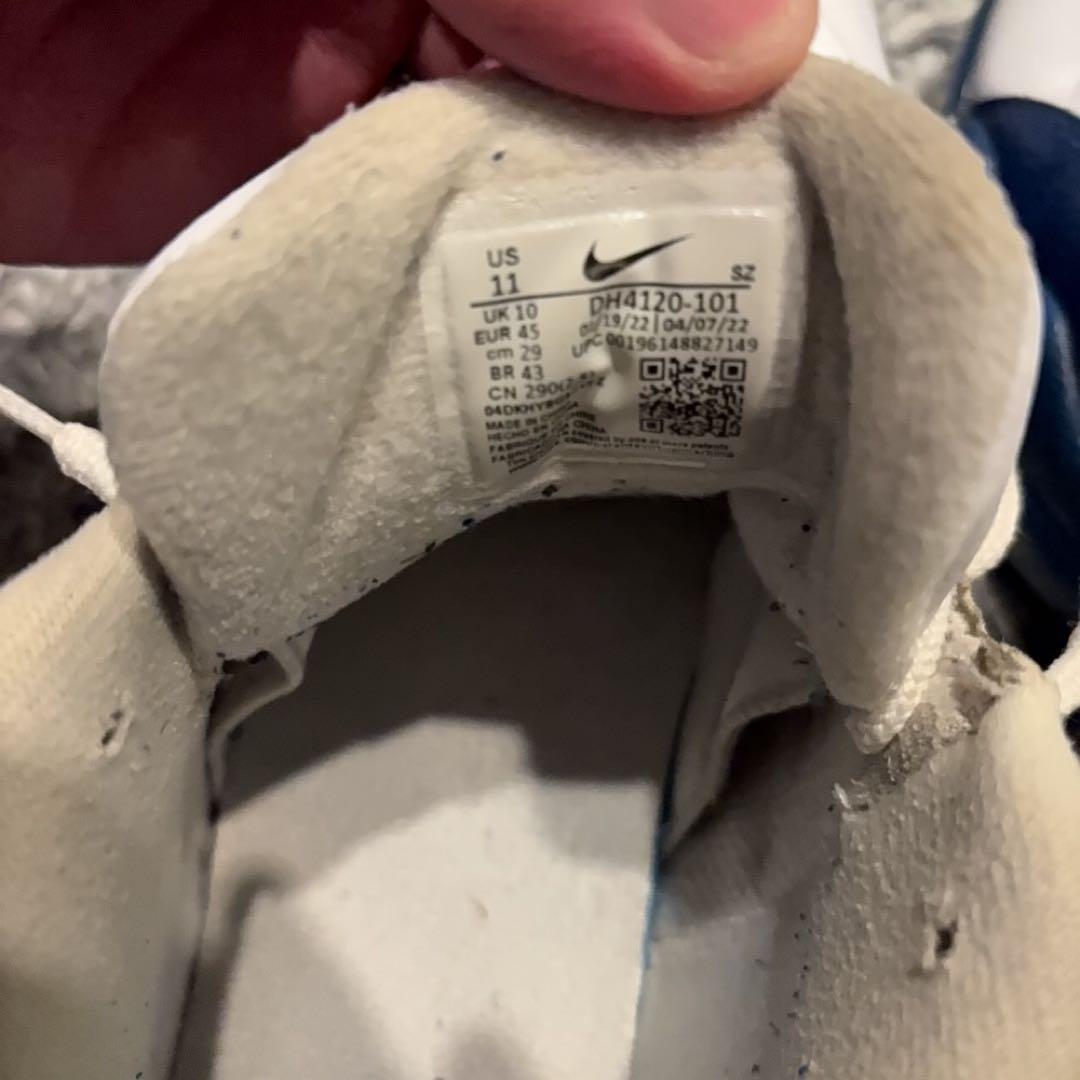 NIKE Air Jordan 12 Golf ホワイト/ネイビー 23