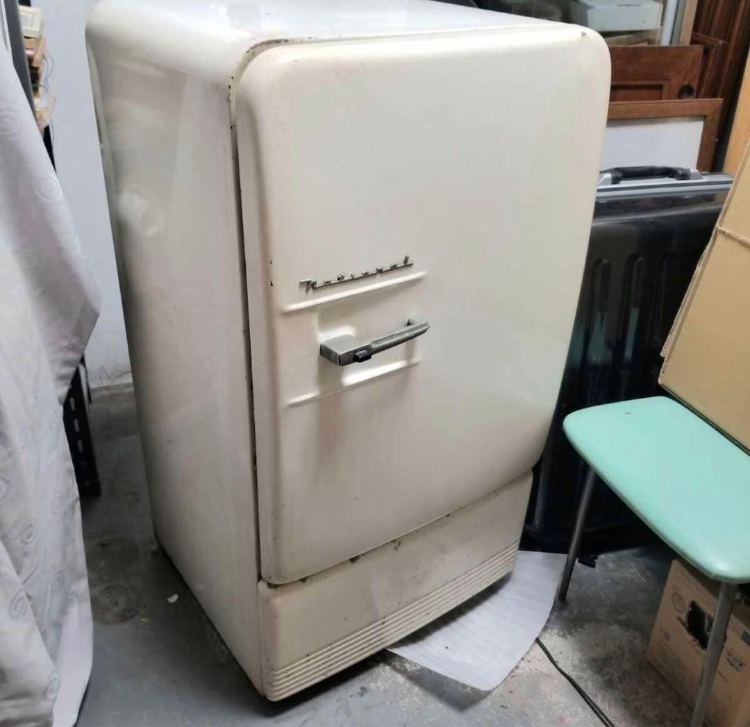 レア 可動品 National 冷蔵庫 昭和 レトロ ビンテージ アンティーク