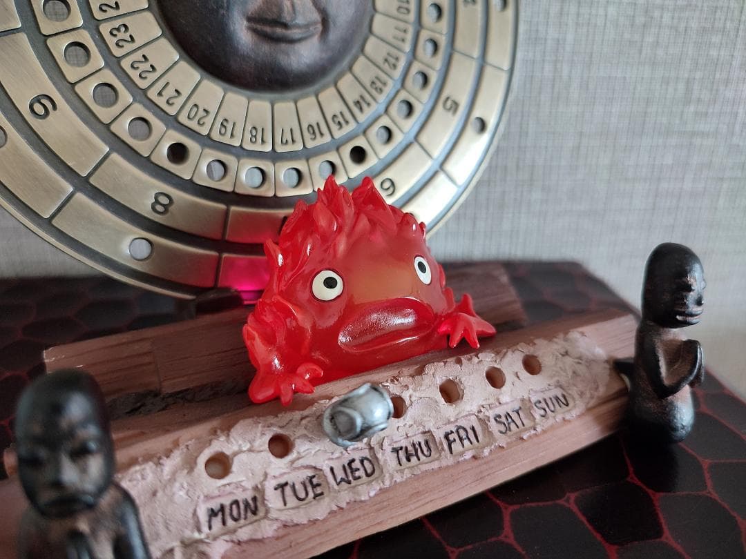 ハウルの動く城　カルシファー　万年カレンダー　ジブリ