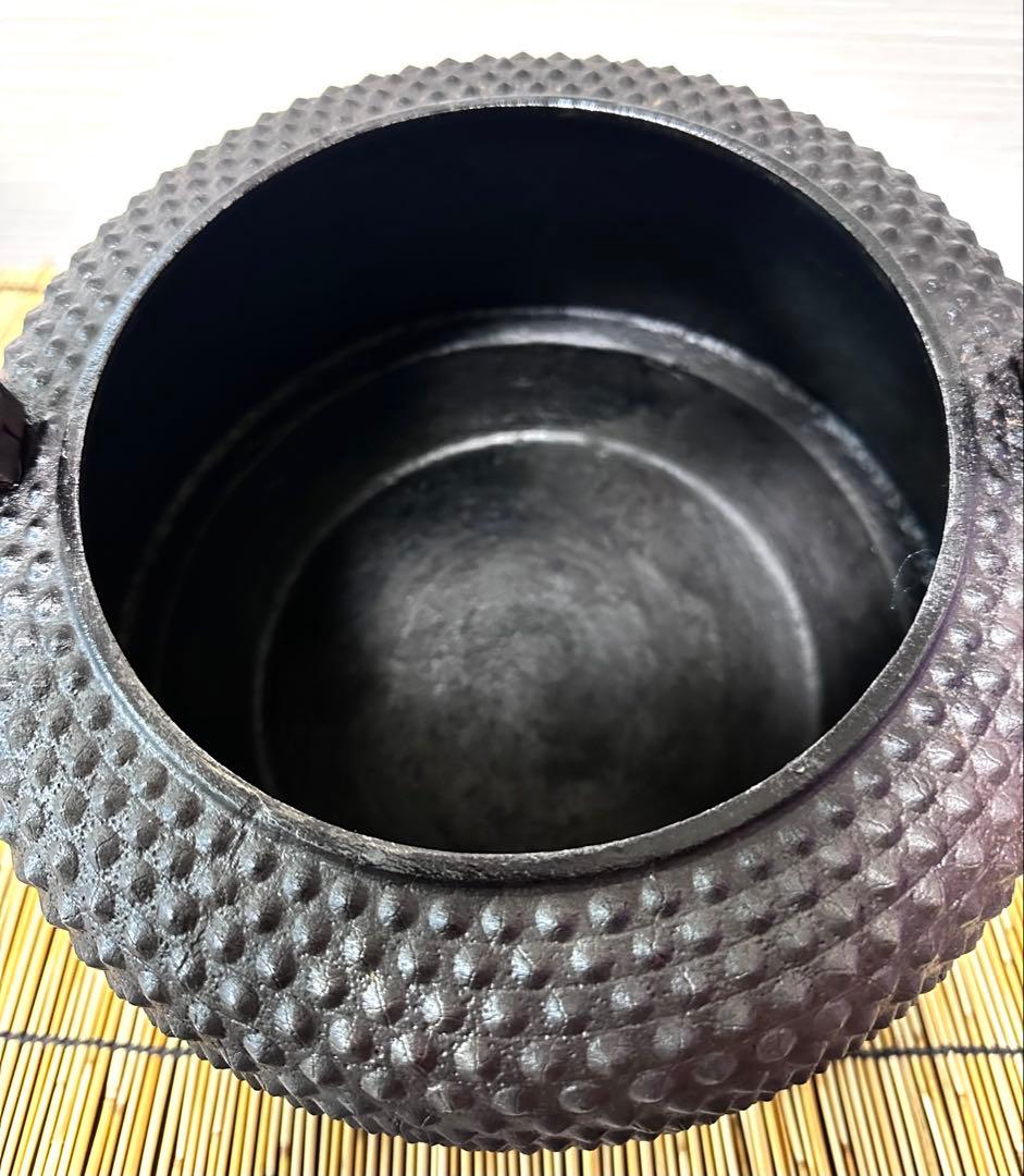 未使用品、超珍品　南部成龍堂鋳造所 斎峰 及川光正造 大アラレ 売約済み