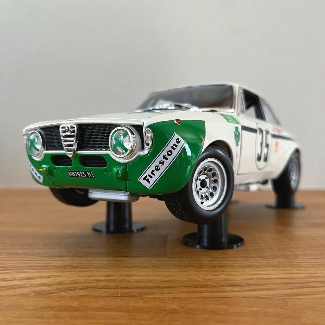 【美品】ミニチャンプス 1/18 アルファロメオ GTA 1300 ジュニア