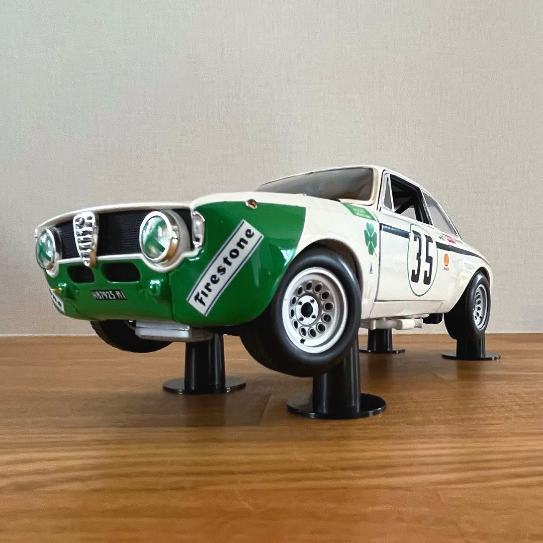 【美品】ミニチャンプス 1/18 アルファロメオ GTA 1300 ジュニア