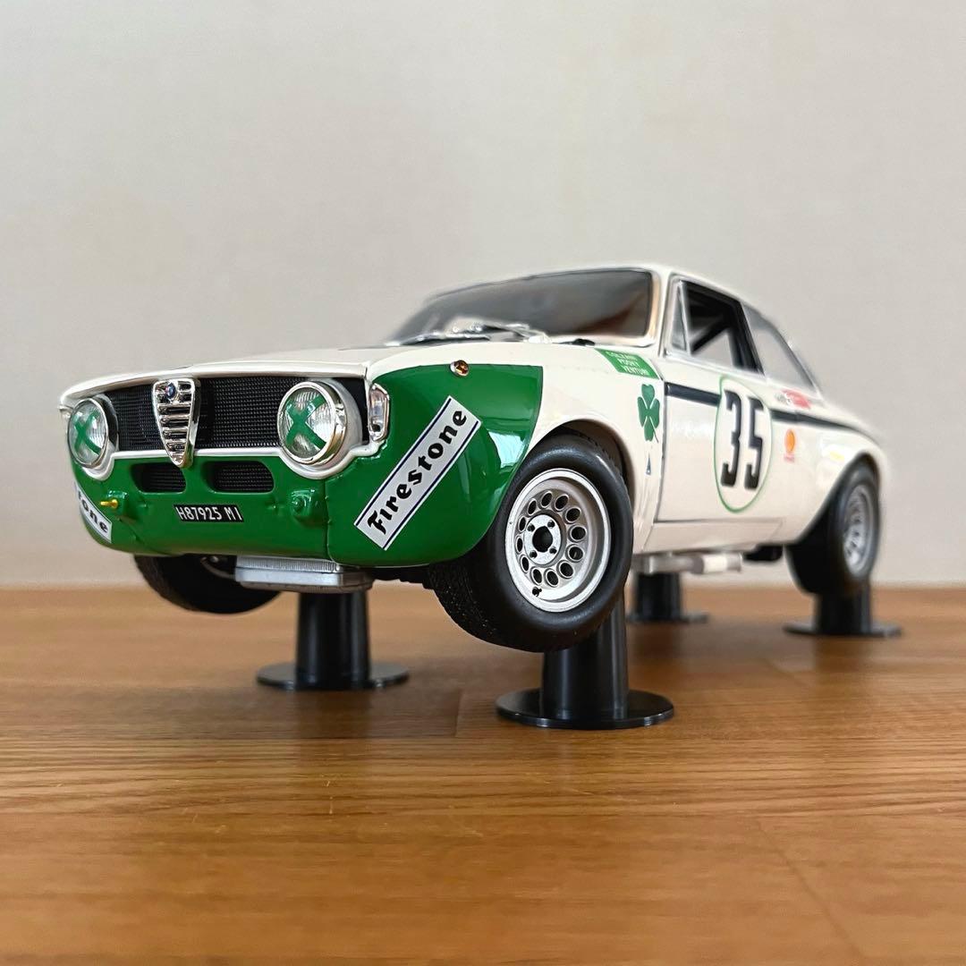 【美品】ミニチャンプス 1/18 アルファロメオ GTA 1300 ジュニア