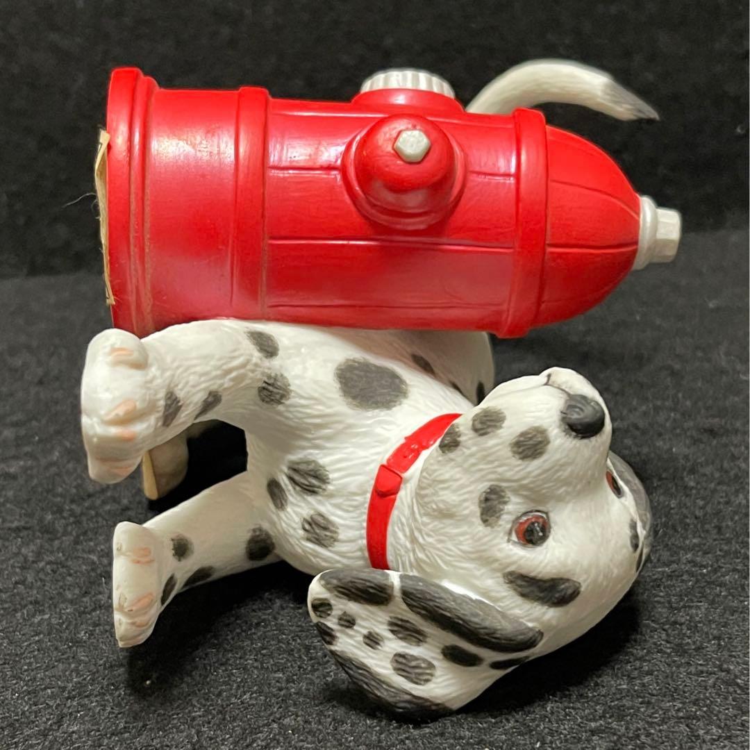 1993年ダルメシアンの子犬　陶器製　置物2個セット
