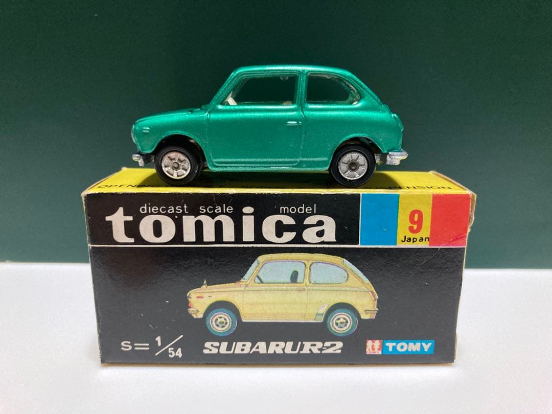 トミカ　黒箱　日本製　スバル　R-2 白シート