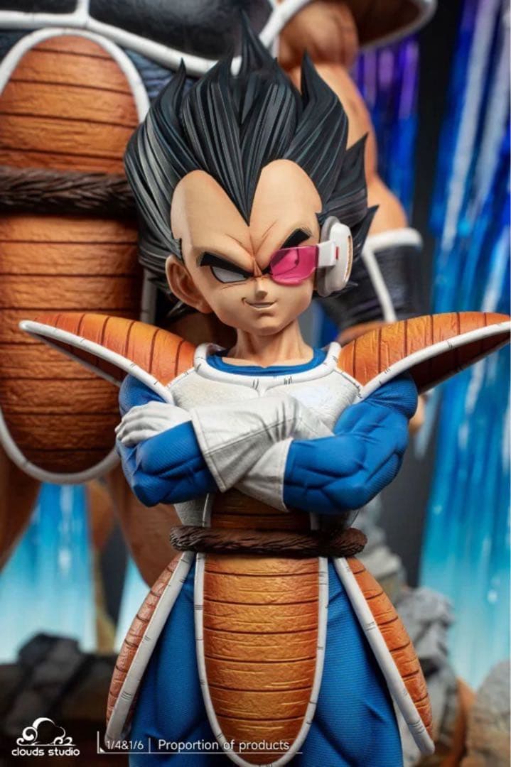 ドラゴンボール ベジータ ガレキ ガレージキット スタチュー X⑥②