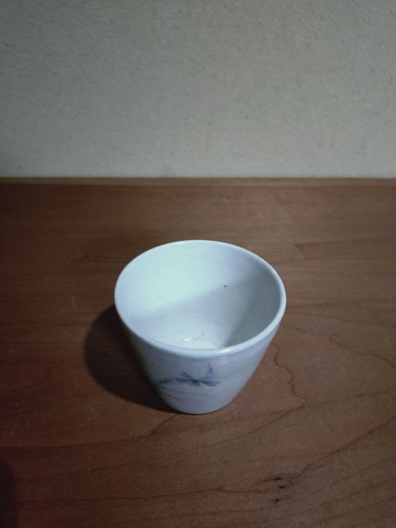 古伊万里 撫子蝶紋 猪口