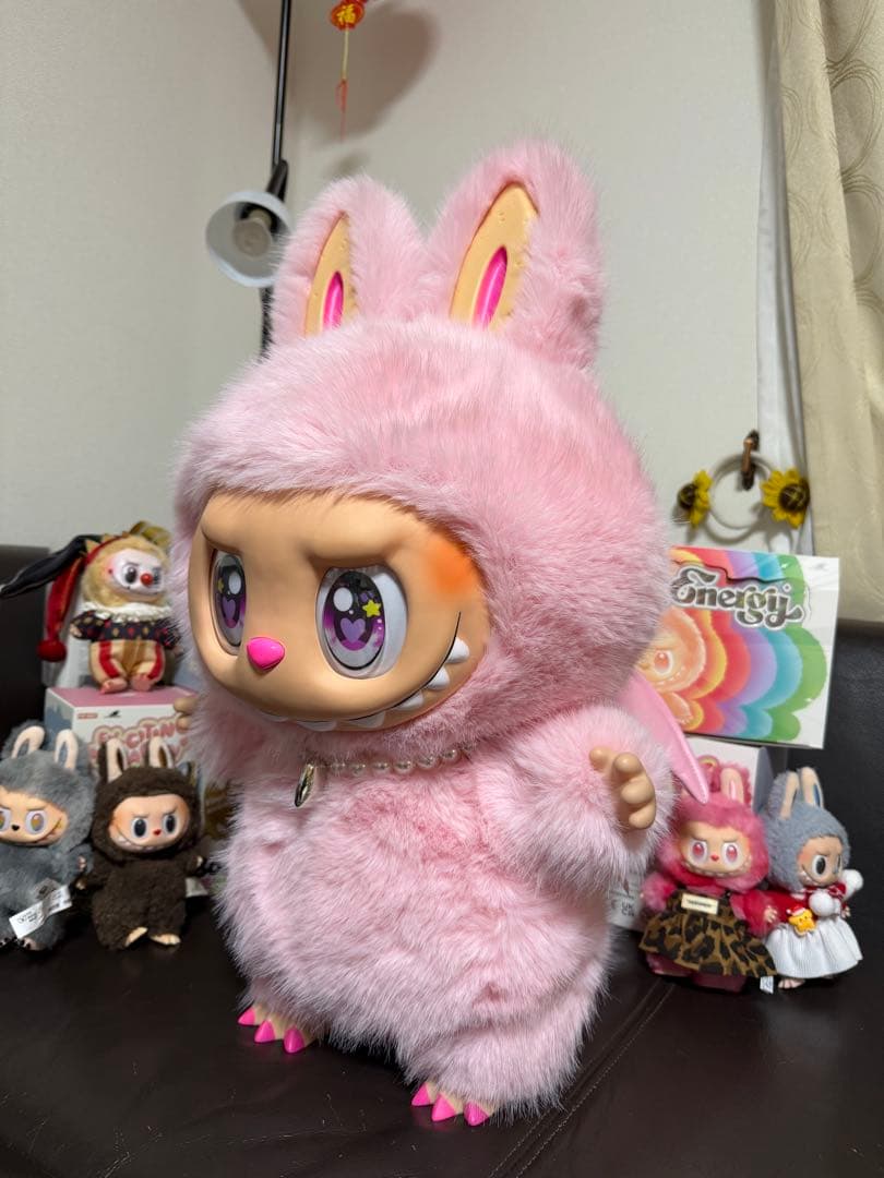 超特大60cmジモモ PinkAngle Lisa着用モデルエンジェルバージョン