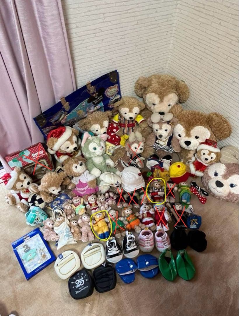 ダッフィー　シェリーメイ　ぬいぐるみ　ぬいば　まとめ売り