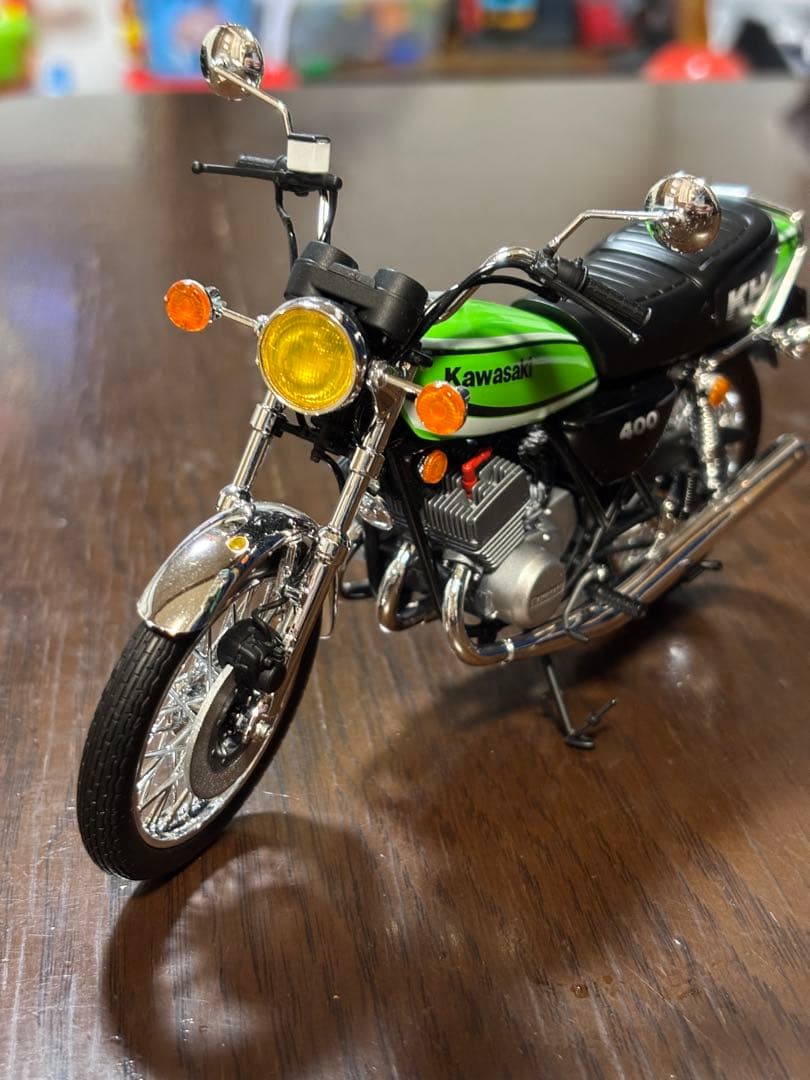 KH400 プラモデル バイク