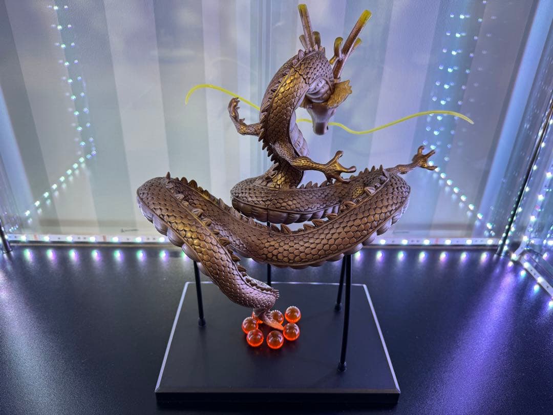 ド*ド様 ドラゴンボール 神龍 シェンロン ビッグソフビ ゴールドver フィギ