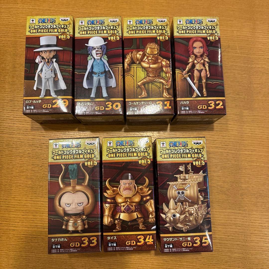 ワンピース ワーコレ 劇場版FILM GOLD 全35種 新品未開封セット‼️