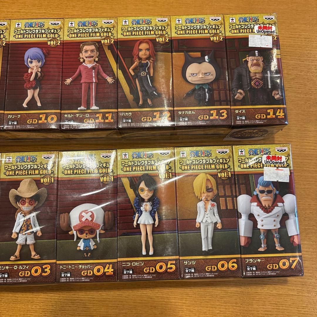 ワンピース ワーコレ 劇場版FILM GOLD 全35種 新品未開封セット‼️
