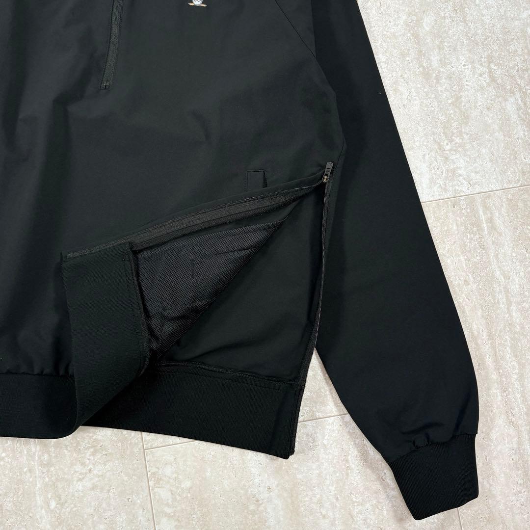 マンシングウェア Munsingwear スニード 黒xグレー 薄手 メンズ