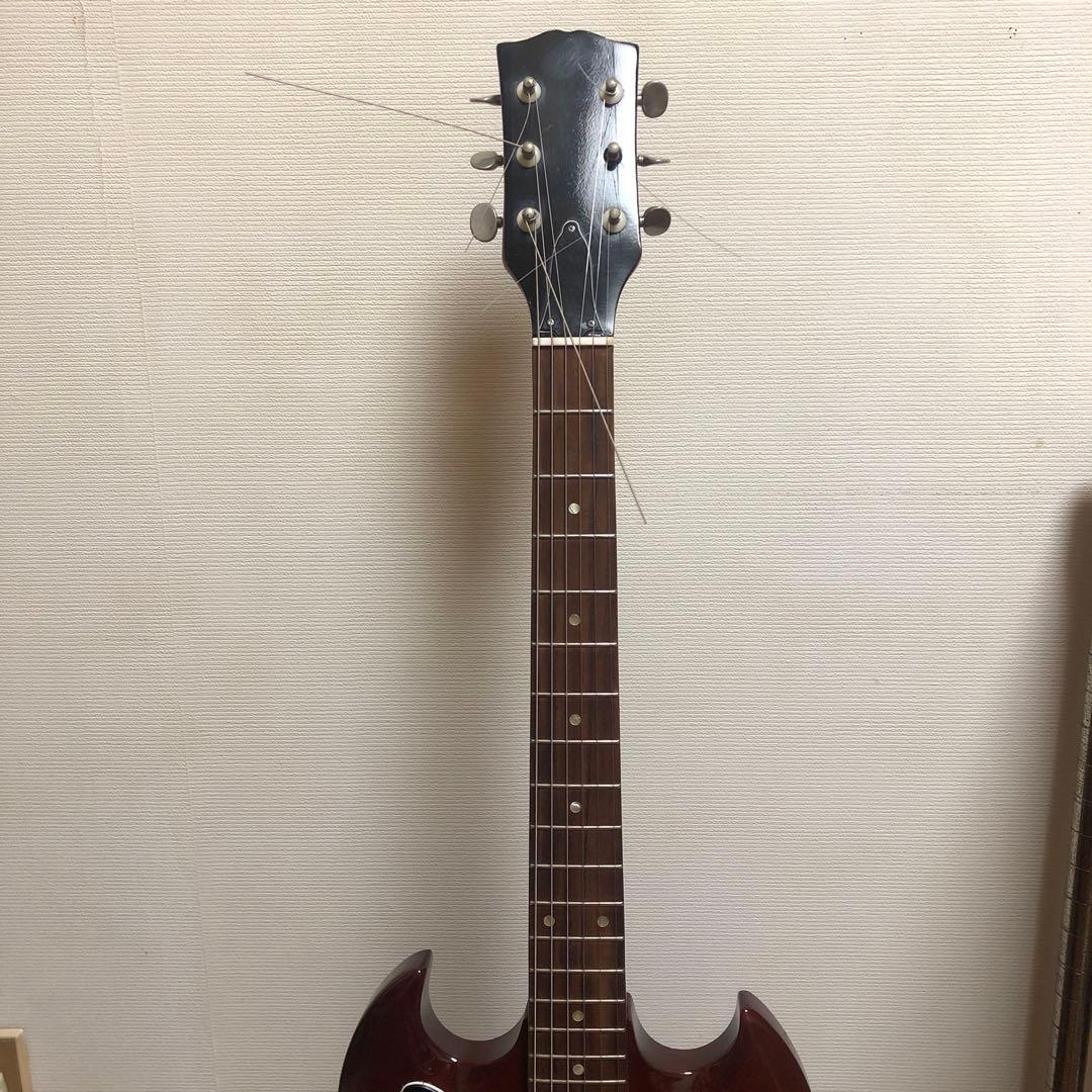60〜70’s ？　日本製　詳細不明　SG ギター　エレキギター