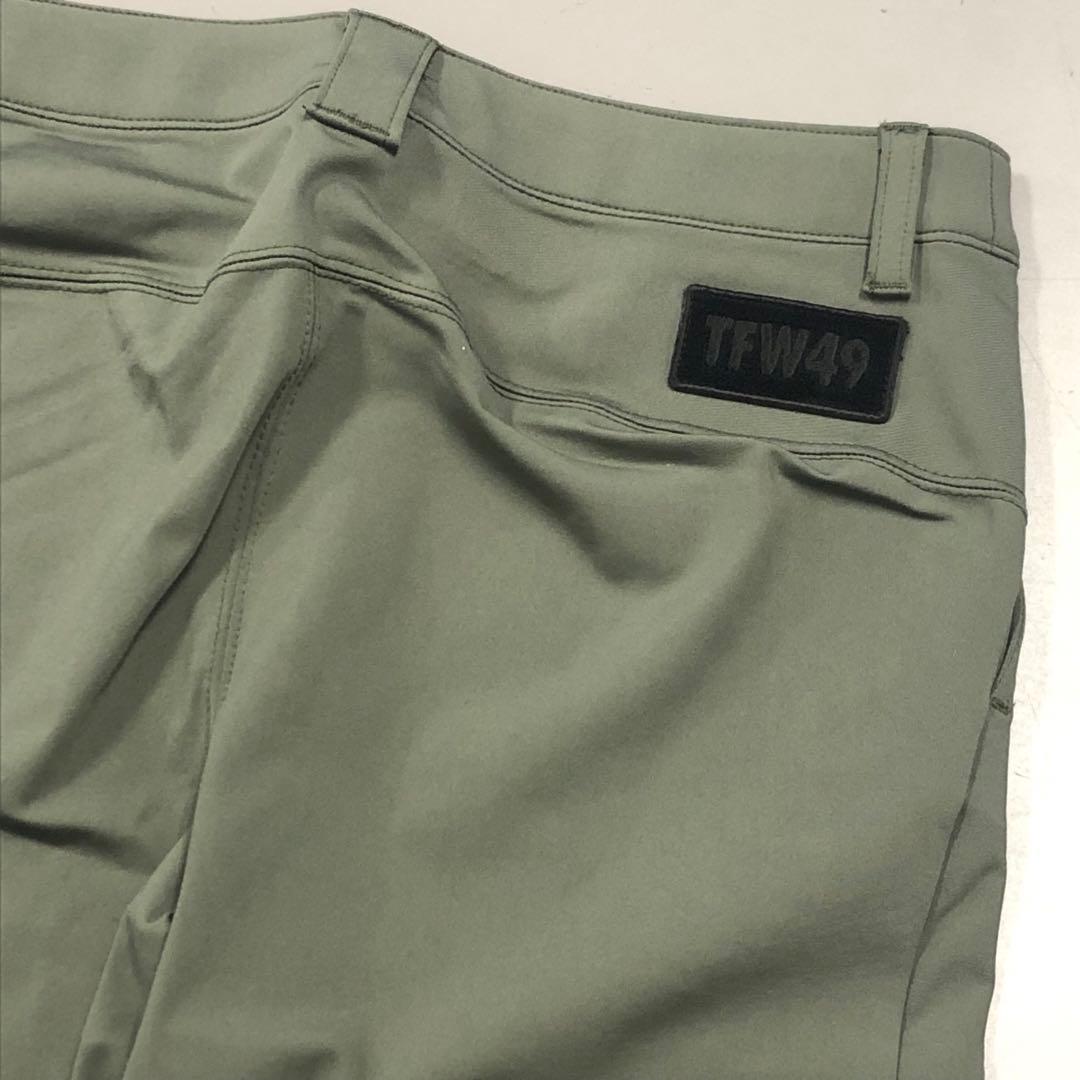 未使用タグ付★TFW49 ANKLE SLIM PANTS レディースM カーキ