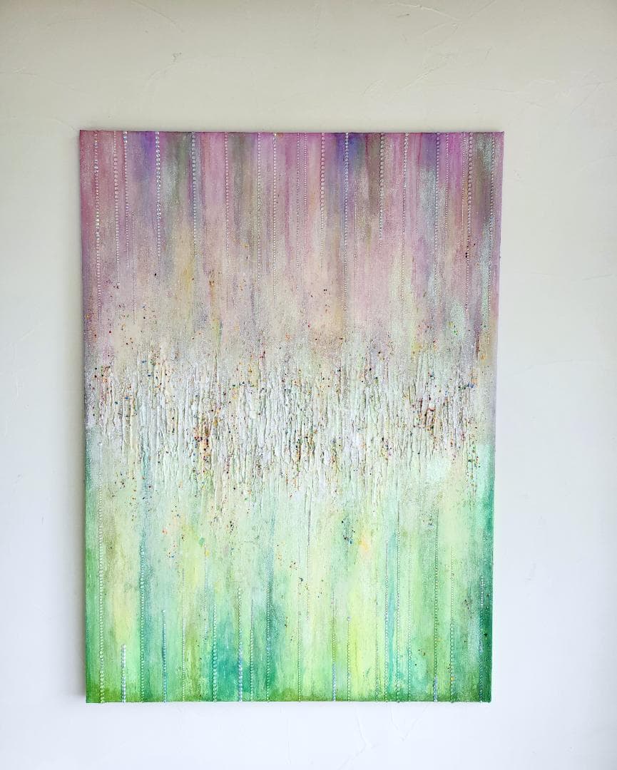 【専用】AMANE-雨音 / 抽象画 キャンバス 90×65㎝ 原画 モダン