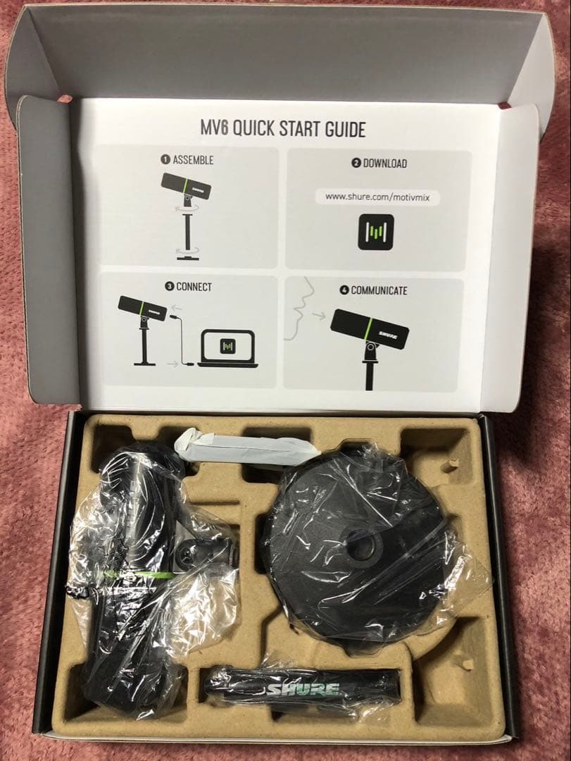 配信機器・PA機器・レコーディング機器 SHURE MV6 USB Gaming Microphone