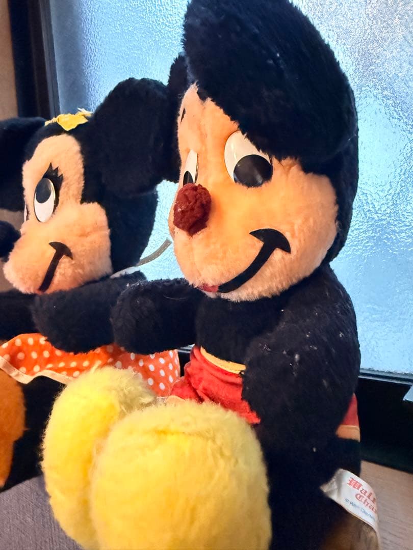 ミッキー ミニー ぬいぐるみ vintage