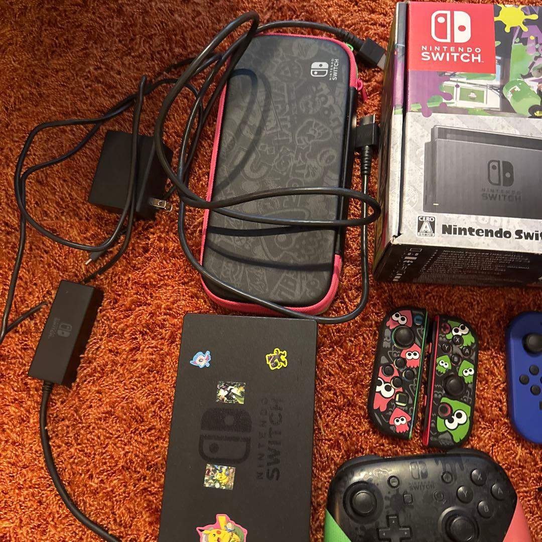 Switch Nintendo Switch スプラトゥーン2セット ＋ケース他