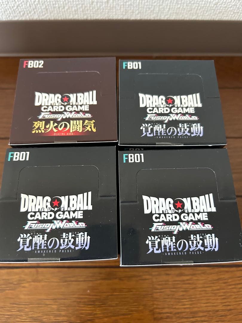 ドラゴンボール　覚醒の鼓動3ボックス　烈火の闘気1ボックスセット