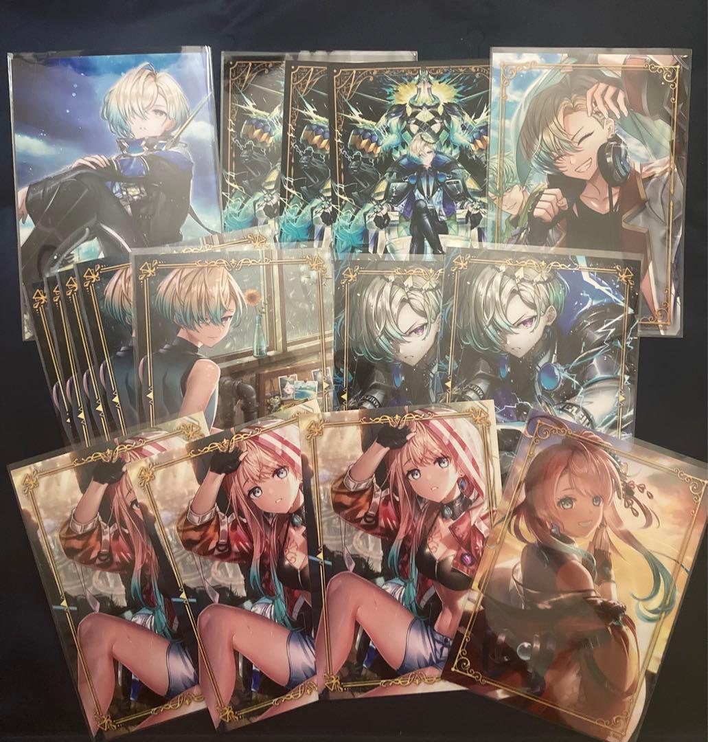 白猫プロジェクト ジーク サテラ 缶バッジ 色紙 アクスタ コースターまとめ売り