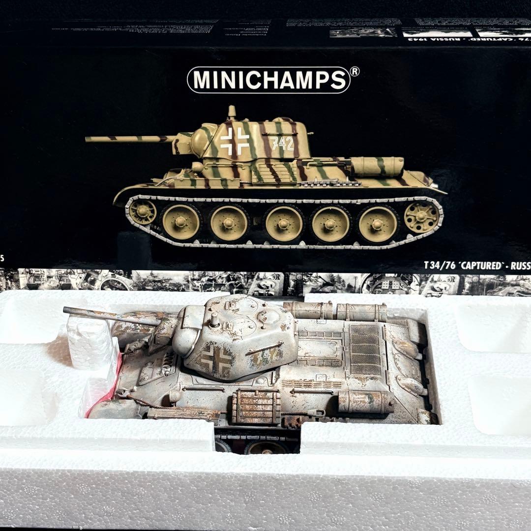 ワンオフカスタム 1/35 PMA T34/76-747(r) ドイツ軍鹵獲仕様