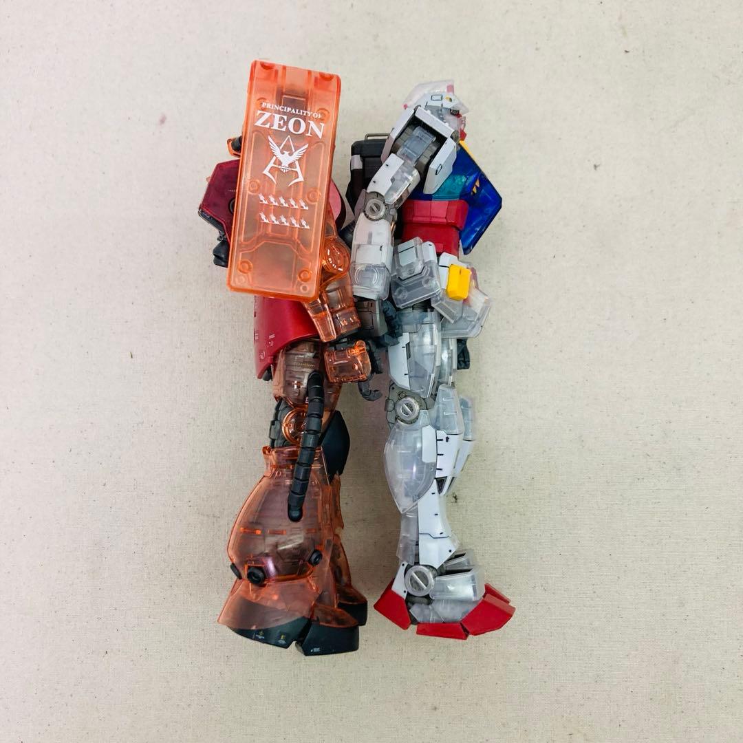 【2点セット】一番くじ ガンダム　プラモデル　MS-06S　RX-78-2