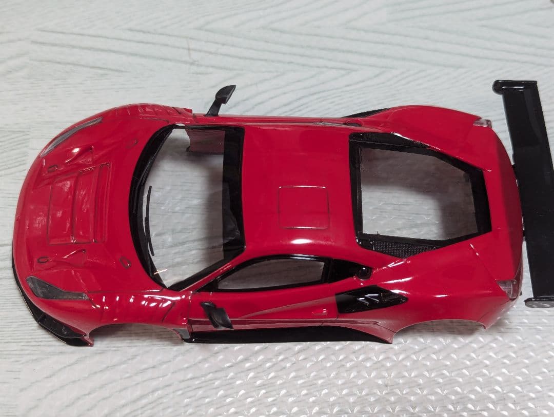 ミニッツ　mr-04 evo2シャーシ　glレーシング　フェラーリボディー
