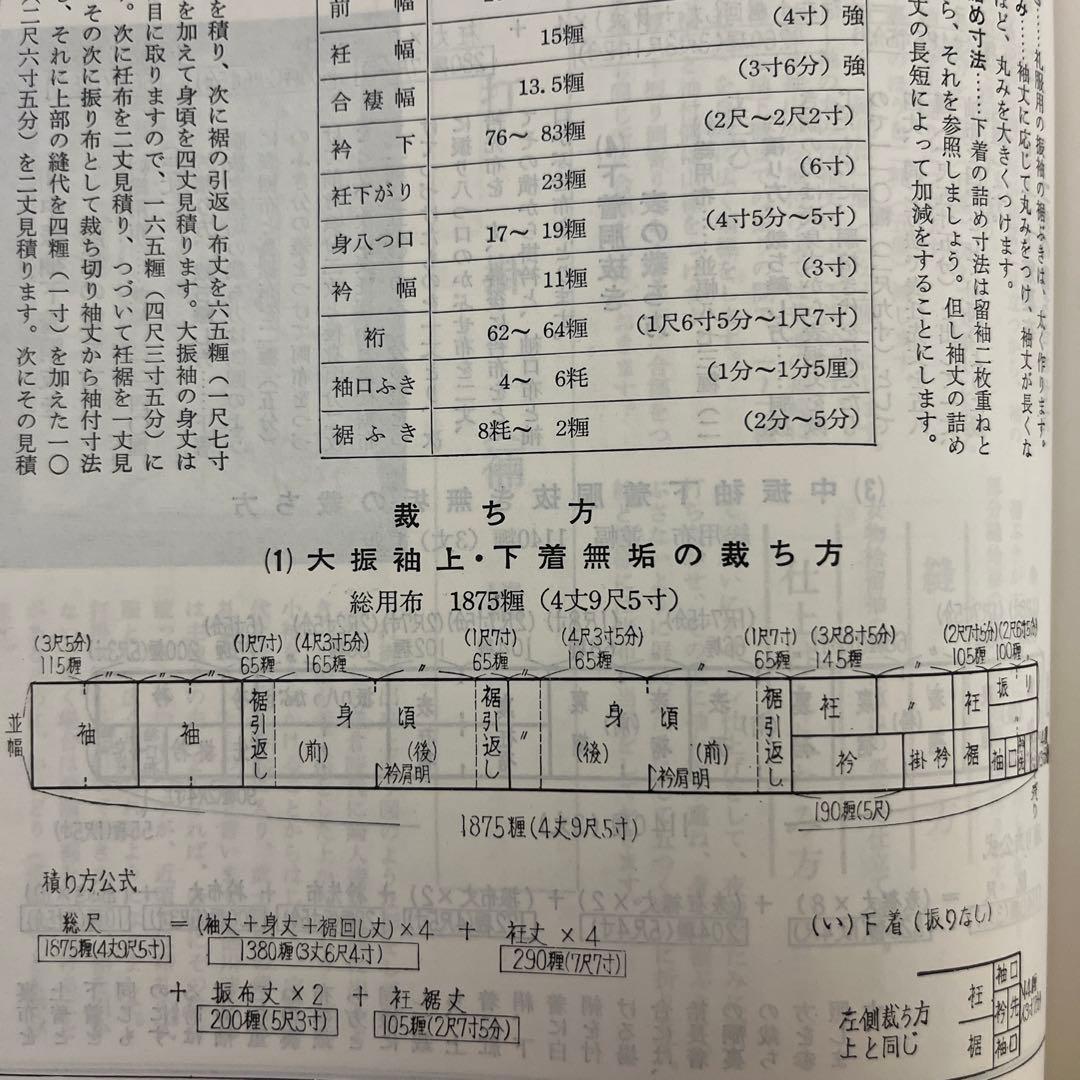【初版】昭和38年発行　大妻コタカ著 和裁講座　図解説明 《前編後編2冊セット》