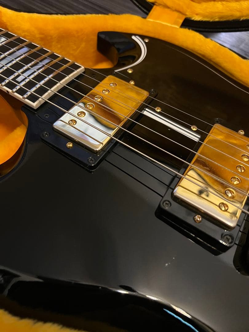 ギター gibson custom shop SG custom ebony