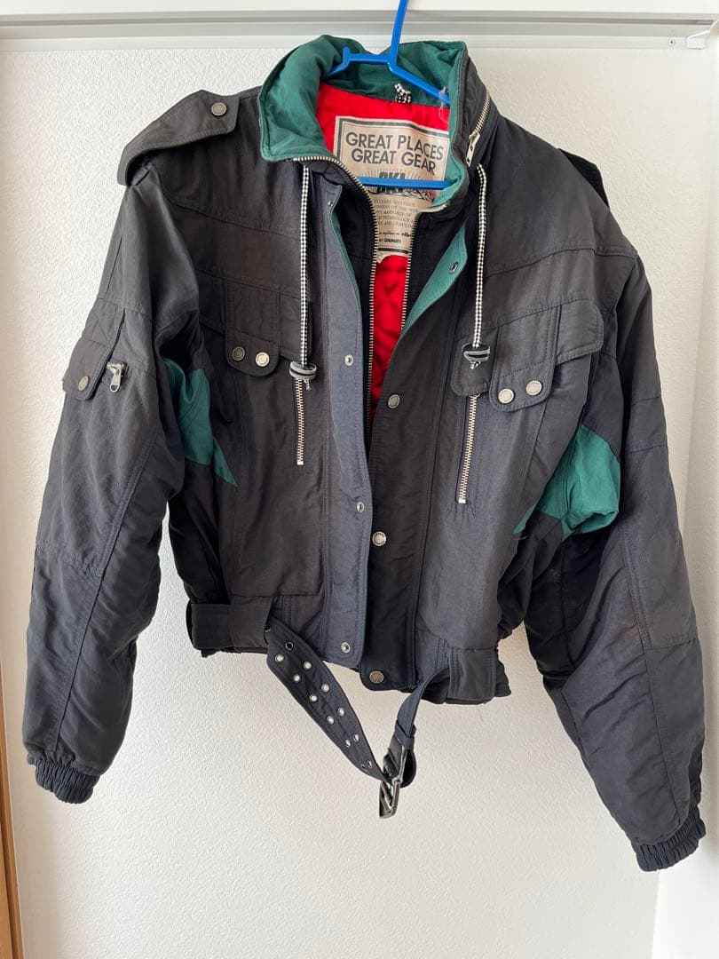 80s ellesse スキージャケット GOLDWIN製 L 上下セット