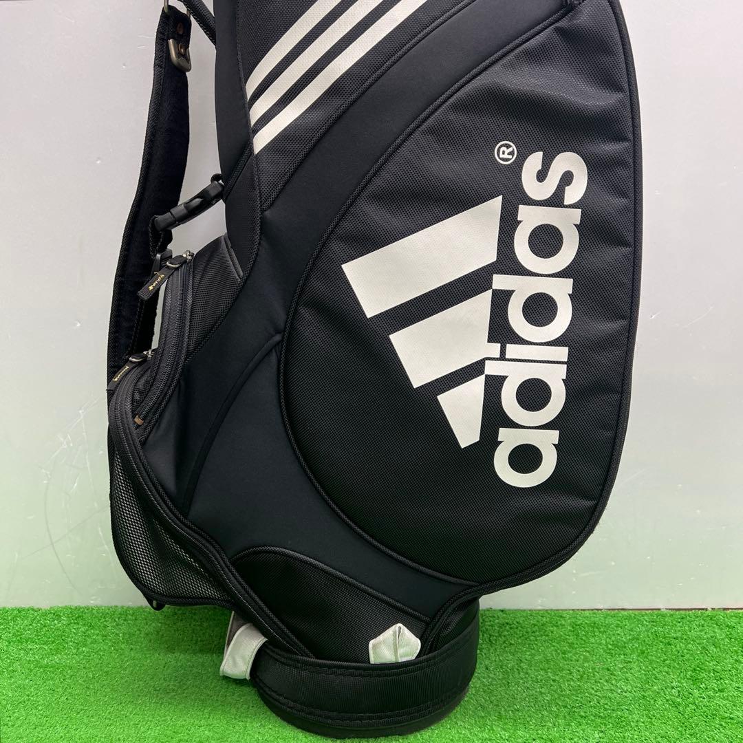 アディダス adidas ゴルフバッグ　9インチ　ブラック　メンズ　中古品