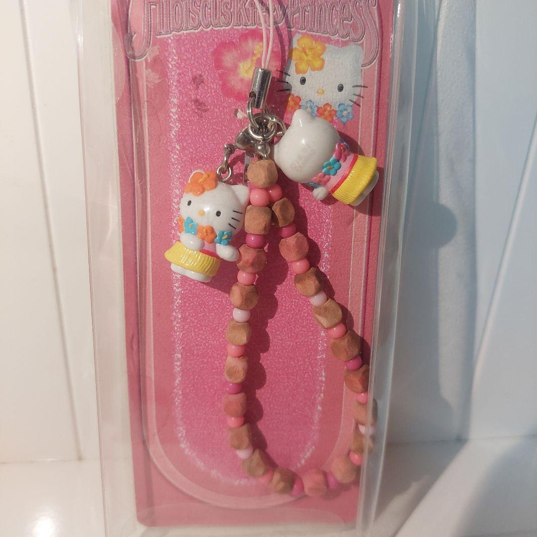 レア⭐新品⭐未使用 ご当地キティストラップ ハワイ キティ ミミィ 2001