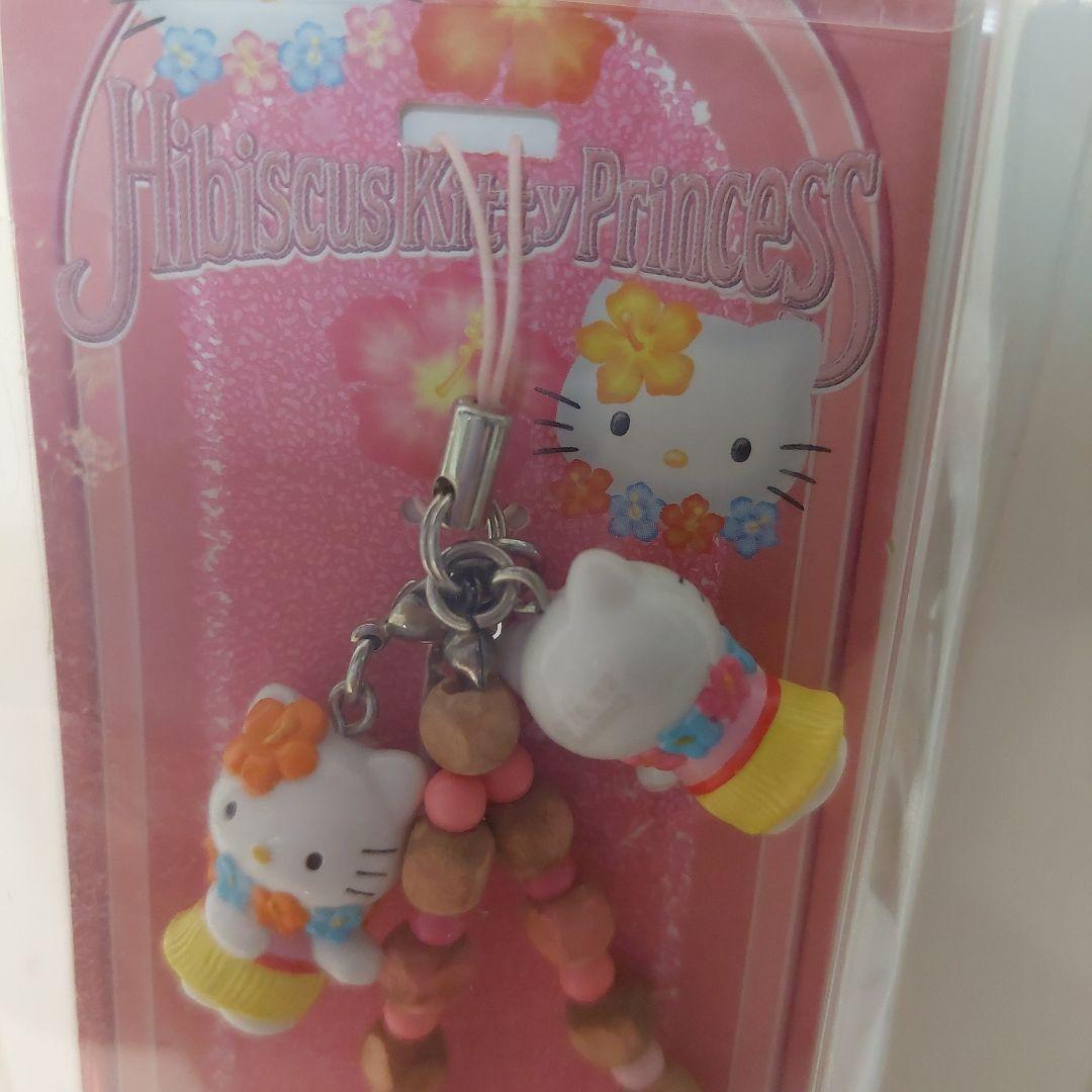 レア⭐新品⭐未使用 ご当地キティストラップ ハワイ キティ ミミィ 2001